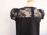 2025 Willow Girl Set in Black with Black Floral Lace