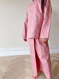 Hazel Kurung Girl Set in Dusty Pink