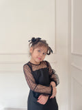 2023 Diani Shantung Girl Set in Black